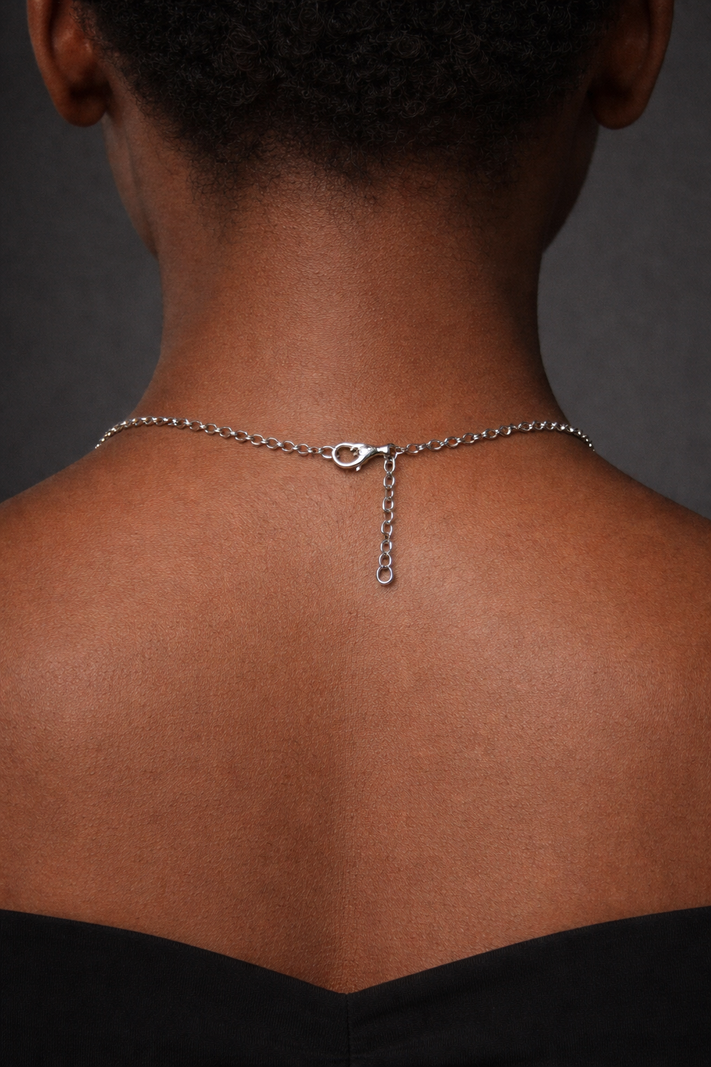 Collar de perlas en cascada: plata rodiada y perlas cultivadas